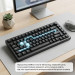 Ajazz Клавіатура Ajazz AK820 Red Switch Black USB-C (AK820-R-B)
