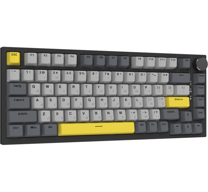 Ajazz Клавіатура Ajazz AK820 Sea Salt Switch Black USB-C (AK820-SS-BGY)