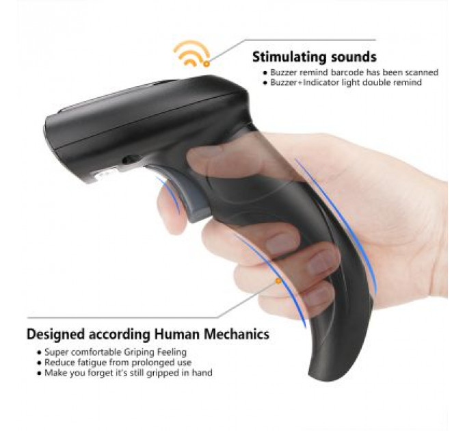 Сканер штрих-коду Heroje C1270BW 2D USB, Bluetooth (H-C1270BW-0101)
