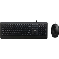 Комплект AOC KM220B USB UA Black (KM220B/97)