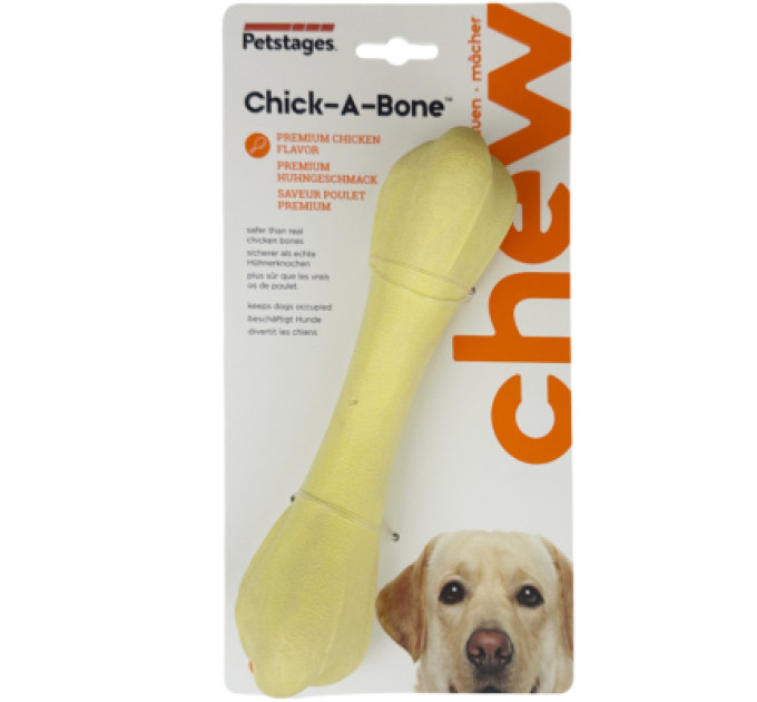 Petstages Іграшка для собак Petstages A-Bone Кістка з ароматом курки 8 см (0700603673396)