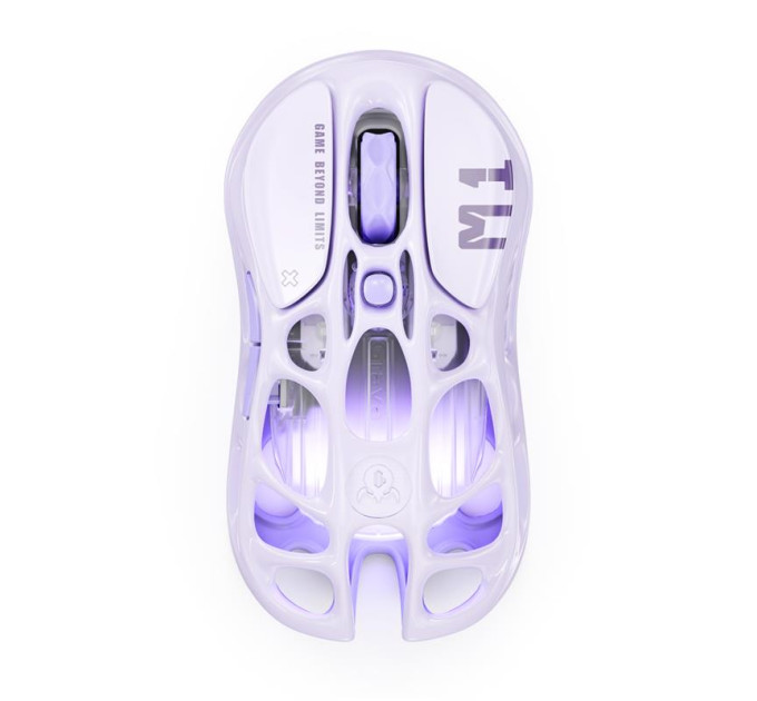 GravaStar Миша GravaStar Mercury M1 Pro, magnesium alloy body, BT/WL/USB-A, RGB, Lavender Purple