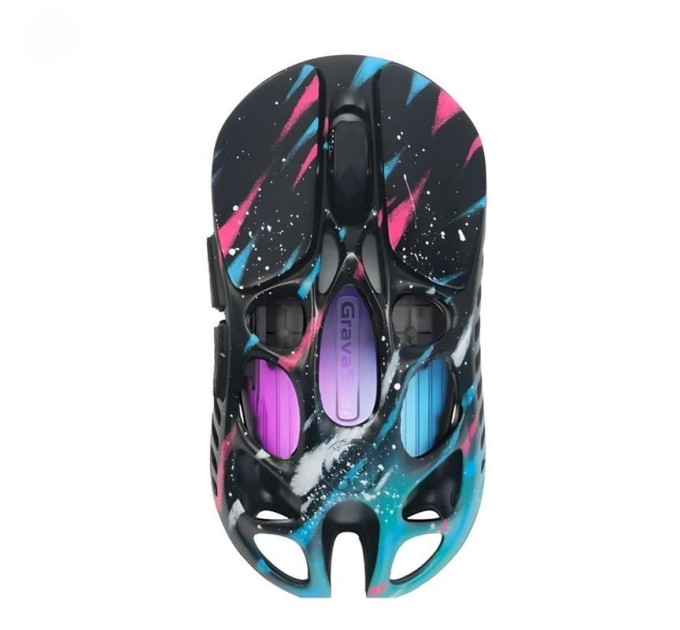 GravaStar Миша GravaStar Mercury X Pro, 8K, BT/WL/USB-A, RGB, Neon Graffiti
