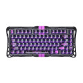 GravaStar Клавіатура магнітна GravaStar Mercury V75 Lite 75keys, Blackcore, USB-A, Transparent Black