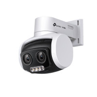 IP-Камера TP-LINK VIGI C540-V, PoE, 4Мп, 2,8-12мм, H265+, IP66, Dome, кольорове нічне бачення, подвійний об'єктив, зовнішня