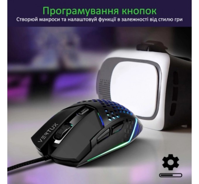 Мишка Vertux Katana USB Black (katana.black)
