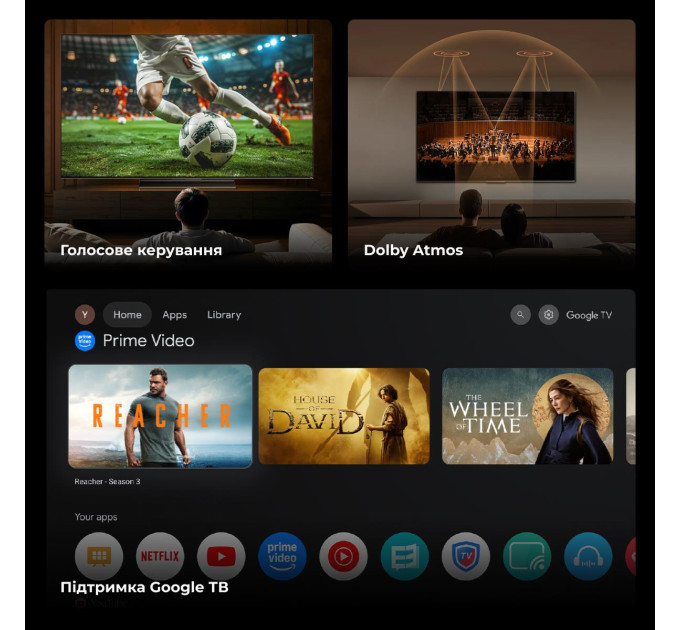 Dreame Телевiзор Dreame Aura Mini LED 4K TV 75S100