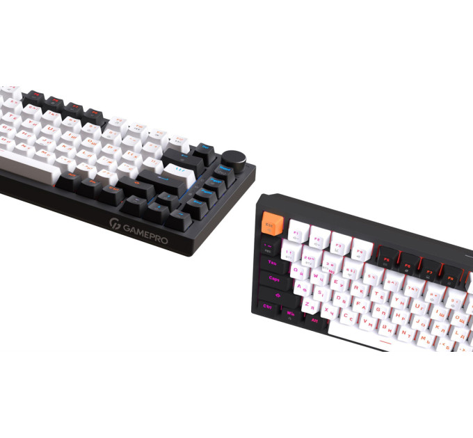 GamePro Клавіатура бездротова GamePro Asgard Valhalla QLAB Sakura Switch Black (MK160-B-QS-PRO)