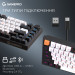GamePro Клавіатура бездротова GamePro Asgard Valhalla QLAB Sakura Switch Black (MK160-B-QS-PRO)