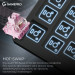 GamePro Клавіатура бездротова GamePro Asgard Valhalla QLAB Sakura Switch Black (MK160-B-QS-PRO)
