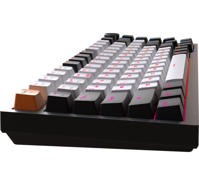 GamePro Клавіатура бездротова GamePro Asgard Valhalla QLAB Sakura Switch Black (MK160-B-QS-PRO)