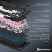 GamePro Клавіатура бездротова GamePro Asgard Valhalla QLAB Sakura Switch Black (MK160-B-QS-PRO)