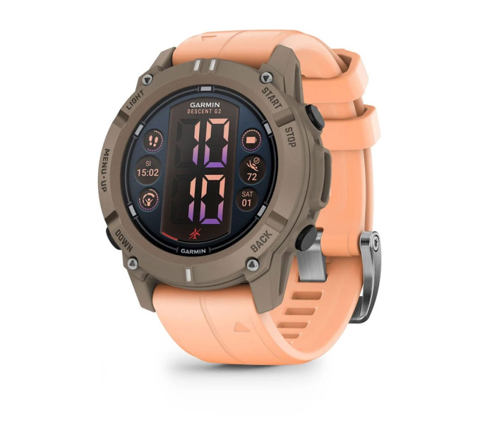 Garmin Смарт-годинник Garmin Descent G2 Paloma with Shell Pink Band (010-02986-01)