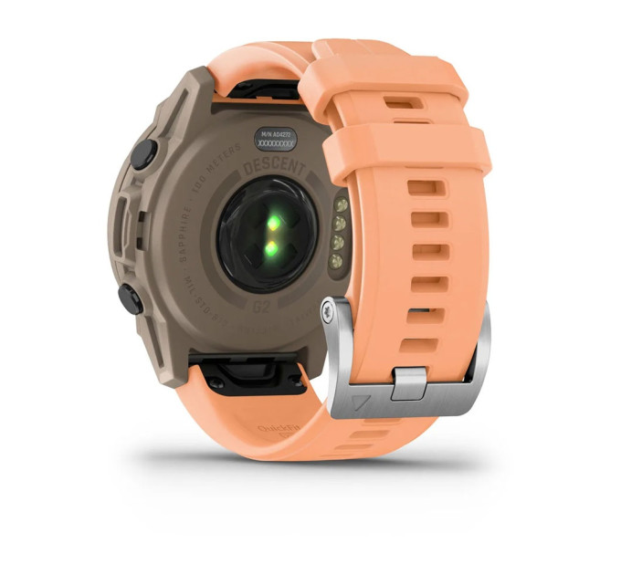 Garmin Смарт-годинник Garmin Descent G2 Paloma with Shell Pink Band (010-02986-01)