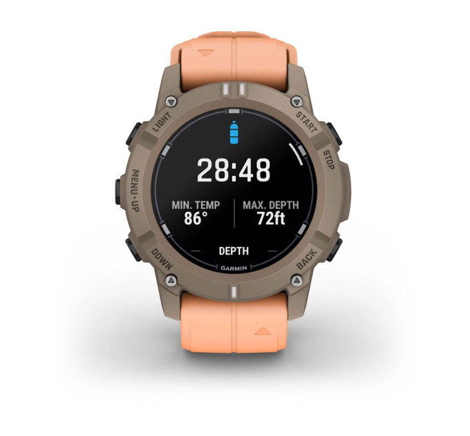 Garmin Смарт-годинник Garmin Descent G2 Paloma with Shell Pink Band (010-02986-01)