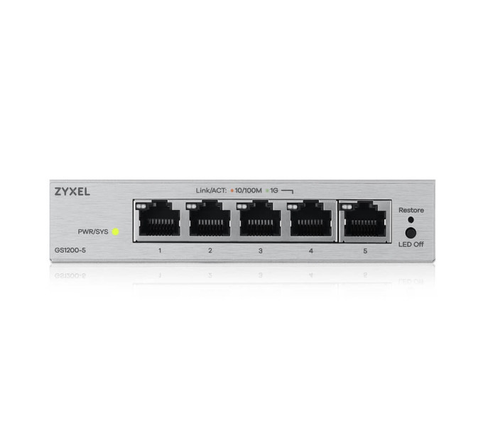 ZyXel Комутатор ZYXEL GS1200-5 v3 (GS1200-5V3-EU0101F)