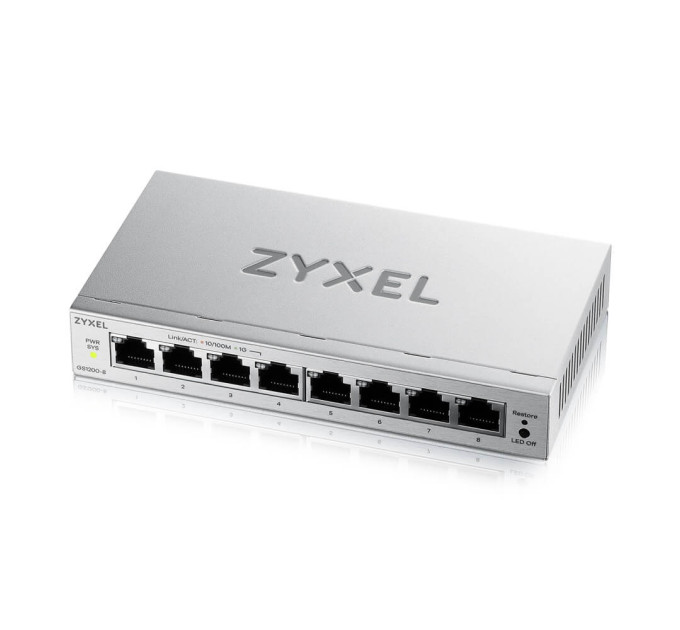 ZyXel Комутатор ZYXEL GS1200-8 v3 (GS1200-8V3-EU0101F)