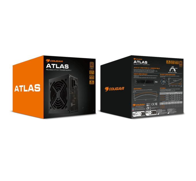 Cougar Блок живлення Cougar Atlas ATX 3.1 650 650W