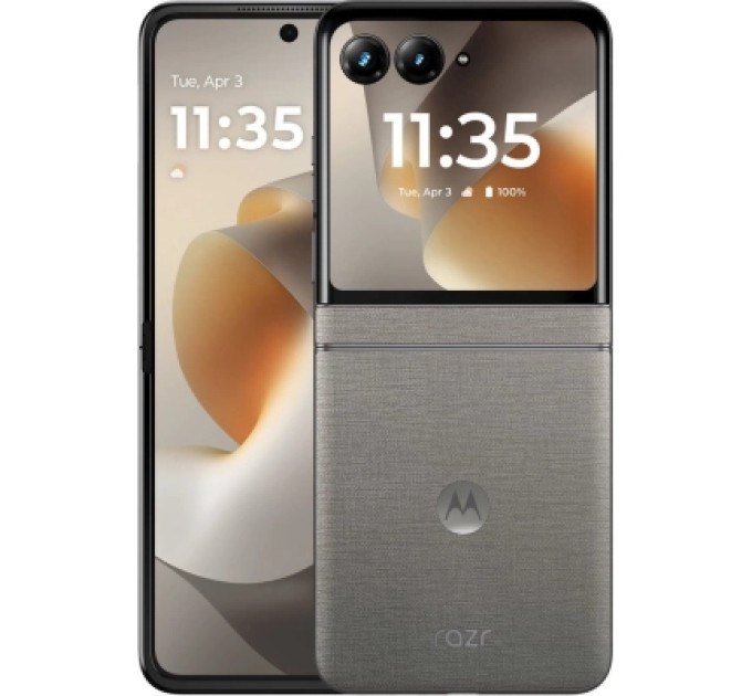 Motorola Мобільний телефон Motorola Razr 70 8/256GB Hematite (Stone grey) (PBB60052UA)