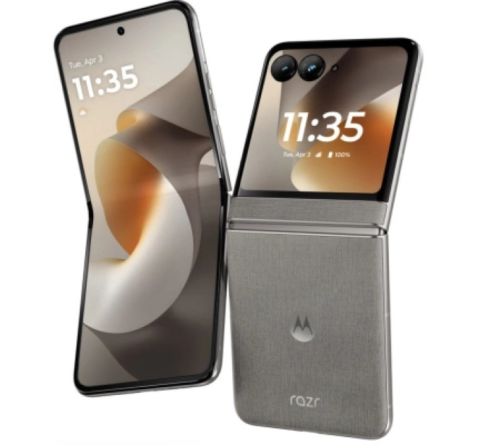 Motorola Мобільний телефон Motorola Razr 70 8/256GB Hematite (Stone grey) (PBB60052UA)