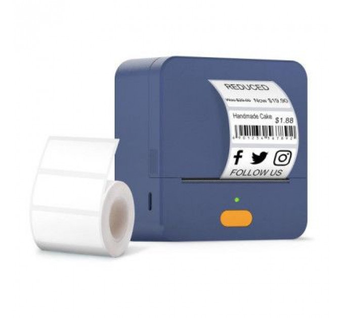 Принтер етикеток UKRMARK UP1BL bluetooth, USB, синій (900773)
