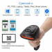 Сканер штрих-коду UKRMARK KR-H4W(DL-W208) 2D, USB, 2,4GHz (900491)