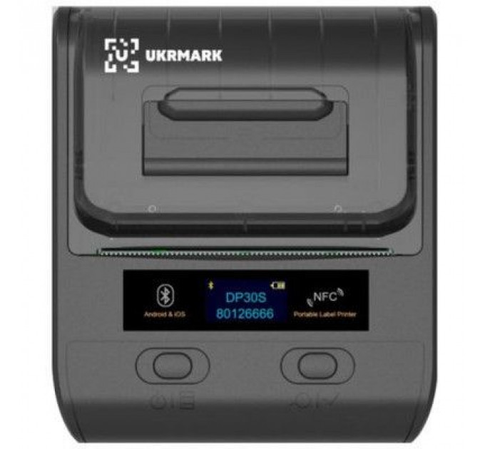 Принтер етикеток UKRMARK DP30BK, USB, Bluetooth, рулони 20-80 мм (900541)