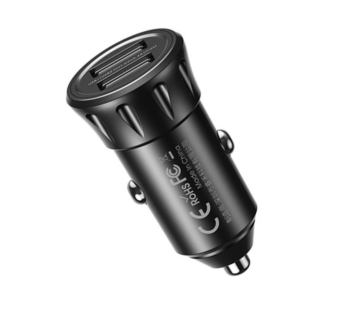 Remax Автомобильное зарядное устройство Remax Vanguard Series 2xUSB 2.4A Black (RCC-236)