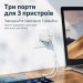 Remax Сетевое зарядное устройство Remax Ligil Series 65W PD + QC Fast Charger White (RP-U55)