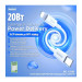 Remax Кабель Remax Dofon USB Type-C-Lightning, 1м White (RC-C026)