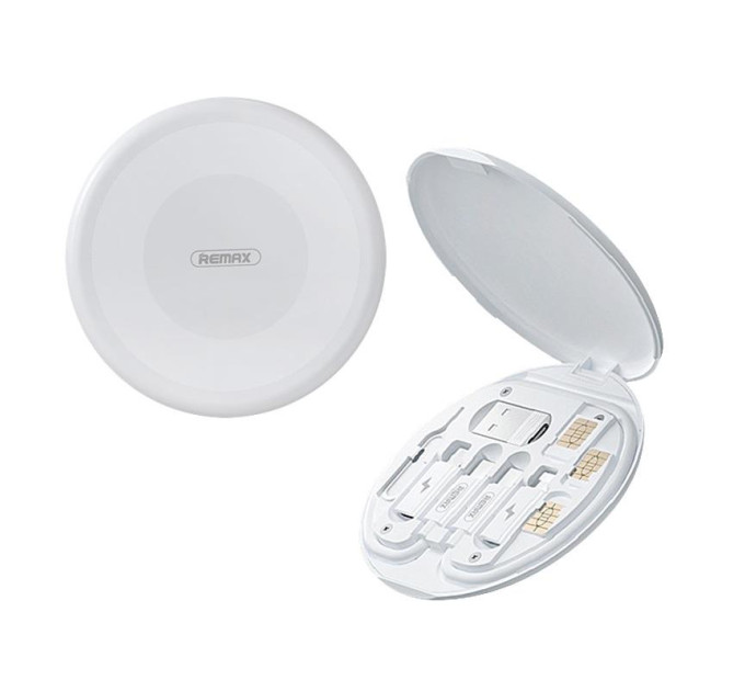 Remax Кабель Remax Wanbo Series з кейсом і перехідниками 6в1 60W White (RC-190)