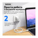 Remax Кабель Remax Marlik Series Power Delivery Type-C to Type-C 65W White (RC-191)