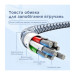 Cablexpert Кабель Remax Jany Series USB to Type-C Silver (RC-124A)