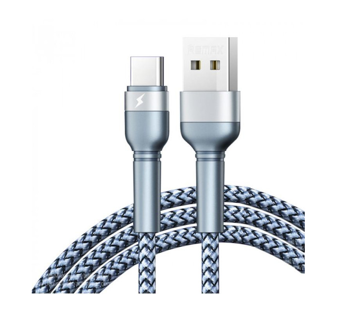 Cablexpert Кабель Remax Jany Series USB to Type-C Silver (RC-124A)