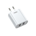 Remax Мережевий зарядний пристрій Remax Simple Series 2xUSB 2.1A White (RP-U35)