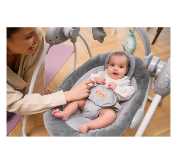 MoMi Крісло-гойдалка MoMi Kenani Onyx Gray (BULE00048)