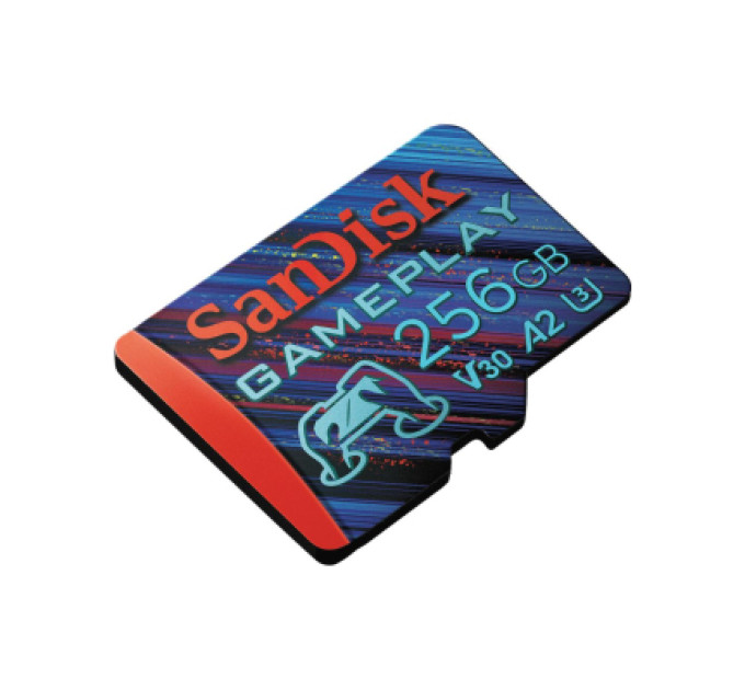 SanDisk Карта пам'яті SanDisk 256GB microSDXC class 10 UHS-I U3 V30 A2 GamePlay (SDSQXAV-256G-GN6XN)