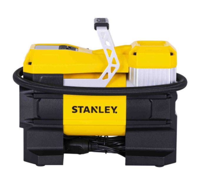 Stanley Автомобільний компресор Stanley 23 л/хв, 12 В, 10 бар, вага 1.1 кг (SXIF0001)