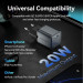 Vention Зарядний пристрій VENTION 1-Port USB-C GaN Charger (20W) EU-Plug Gray (FEVH0-EU)