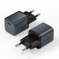 Vention Зарядний пристрій VENTION 1-Port USB-C GaN Charger (20W) EU-Plug Gray (FEVH0-EU)