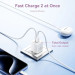 Vention Зарядний пристрій VENTION 2-Port USB (C + A) GaN Charger (30W/30W) with USB-C to USB-C Cable (1M) EU-Plug Black (TZ-FEQB0-EU-01)