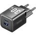 Vention Зарядний пристрій VENTION 2-Port USB (C + A) GaN Charger (30W/30W) with USB-C to USB-C Cable (1M) EU-Plug Black (TZ-FEQB0-EU-01)