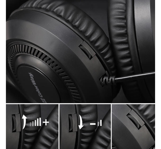 ColorWay Гарнітура СolorWay GlowCore RGB Black (CW-HPG02BK)