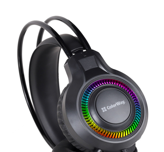 ColorWay Гарнітура СolorWay GlowCore RGB Black (CW-HPG02BK)