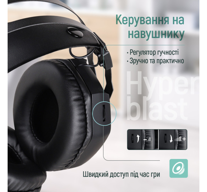 ColorWay Гарнітура СolorWay Hyperblast RGB Black (CW-HPG05BK)