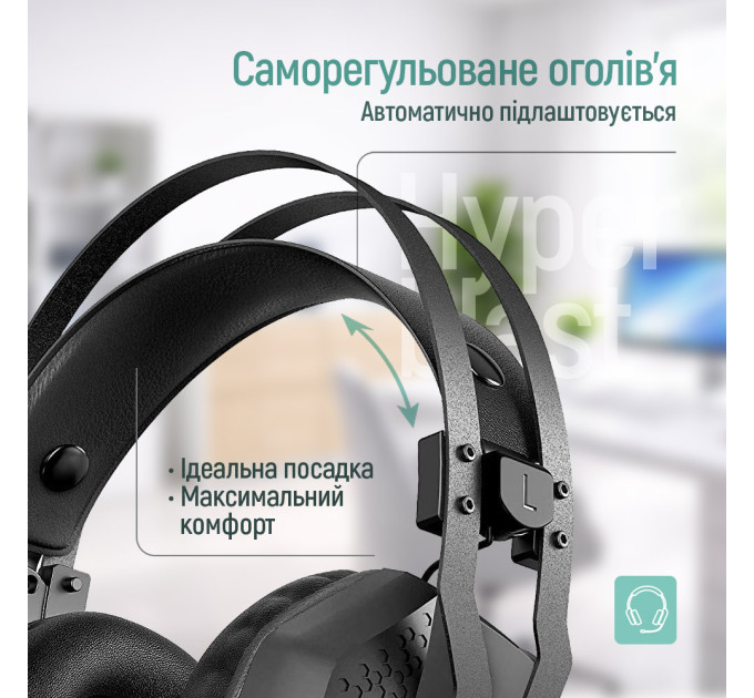 ColorWay Гарнітура СolorWay Hyperblast RGB Black (CW-HPG05BK)