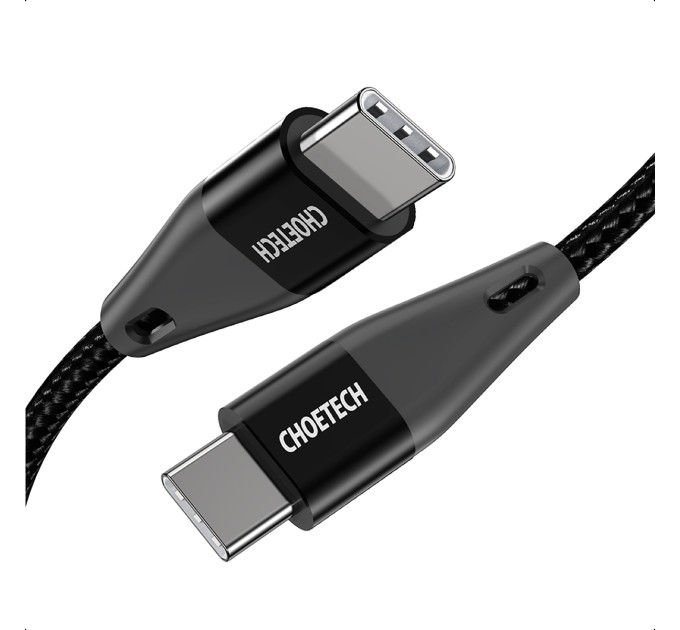 Choetech Кабель Choetech USB Type-C - USB Type-C (M/M) 100W, 1 м Black (XCC-1008)