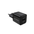 Choetech Мережевий зарядний пристрій Choetech (USB-C+USB-A) Black (PD5012-EU-BK)