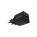 Choetech Мережевий зарядний пристрій Choetech (USB-C+USB-A) Black (PD5012-EU-BK)