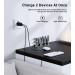 Choetech Мережевий зарядний пристрій Choetech (USB-C+USB-A) Black (PD5012-EU-BK)